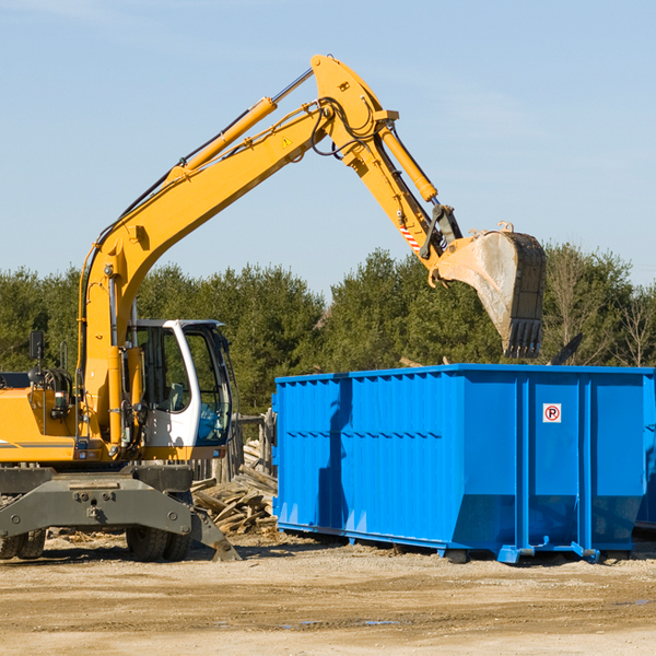 what size residential dumpster rentals are available in Apache Oklahoma